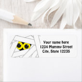 Halloween Mummy Party Einladung Address Label (Insitu)
