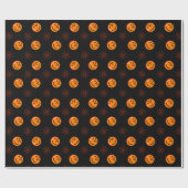 Halloween Mummy Pumpkin Spider Webs Geschenkpapier (Flach)