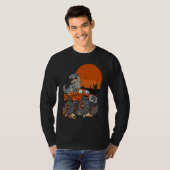 Halloween Mummy Rex Monster Truck T-Shirt (Vorne ganz)