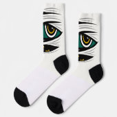 Halloween Mummy Socken (Linkes Detail)