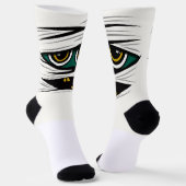 Halloween Mummy Socken (Gewinkelt)