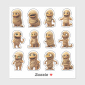 Halloween Mummy Stickers Aufkleber (Blatt)