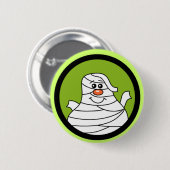 Halloween Mummy Tshirts und Geschenke Button (Vorne & Hinten)