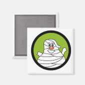 Halloween Mummy Tshirts und Geschenke Magnet (Vorderseite/Rückseite)