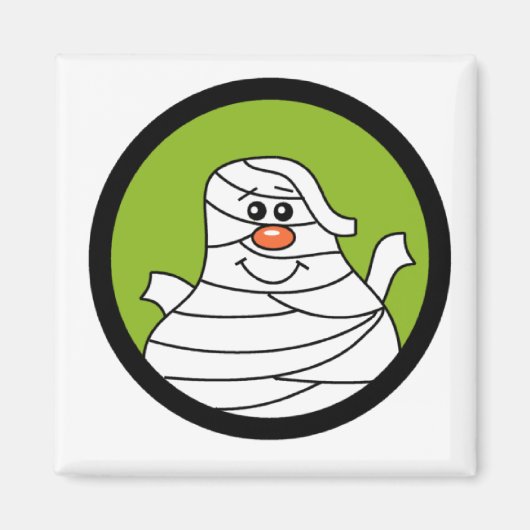 Halloween Mummy Tshirts und Geschenke Magnet (Vorne)