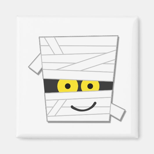 Halloween Mummy Tshirts und Geschenke Magnet (Vorne)