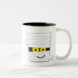 Halloween Mummy Tshirts und Geschenke Zweifarbige Tasse