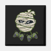 Halloween Mummy Video Gamer Controller Boys Kids Magnet (Vorne)