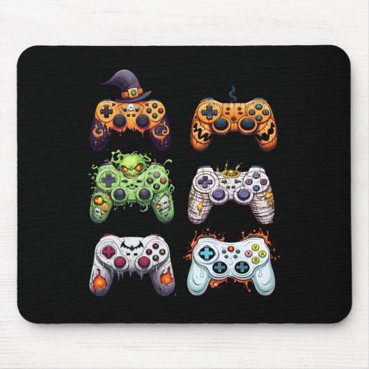 Halloween Mummy Zombie Gaming Controller Vampire Mousepad (Vorne)