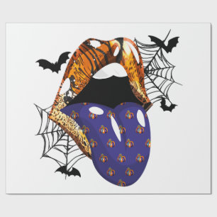 Halloween-Mund Geschenkpapier