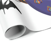 Halloween-Mund Geschenkpapier (Rolleneckpunkt)