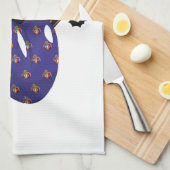 Halloween Mund Geschirrtuch (Viertel Falte)