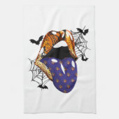 Halloween Mund Geschirrtuch (Vertikal)