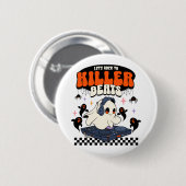 Halloween Music Dj Angesagt-hop Rap Turntable, Par Button (Vorne & Hinten)