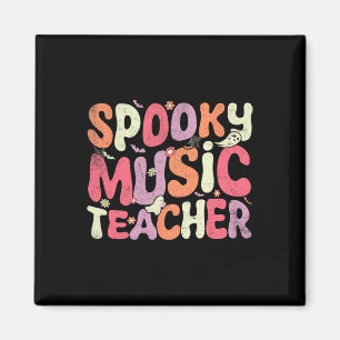 Halloween Music Teacher unterrichtet Spooky Teache Magnet