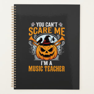 Halloween-Musiklehrer Gruseliger Kürbis Grafik Planer