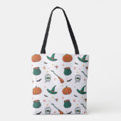 Halloween Muster 12 Tasche (Rückseite)