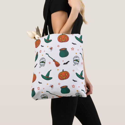 Halloween Muster 12 Tasche (Von Nahem)