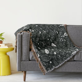 Halloween Muster 1 Decke