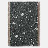 Halloween Muster 1 Decke (Vorderseite Vertikal)