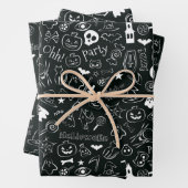 Halloween Muster 1 Geschenkpapier Set (Beispiel)