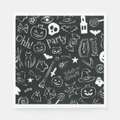 Halloween Muster 1 Serviette (Vorderseite)