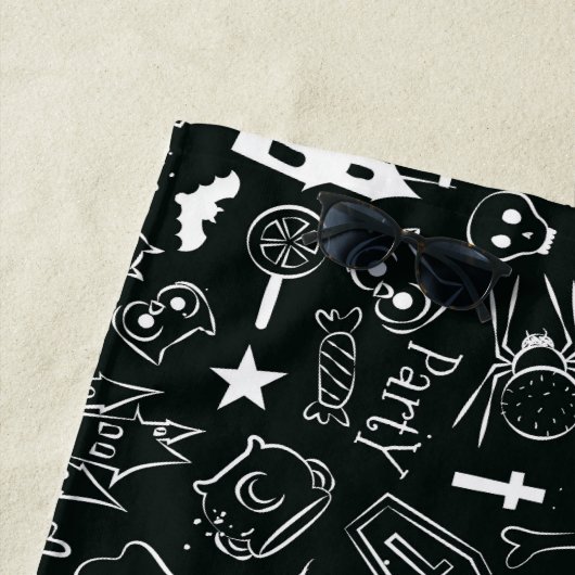 Halloween Muster 1 Strandtuch (Beispiel)