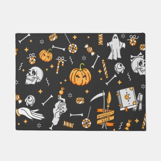 Halloween Muster 2 Fußmatte (Vorderseite)