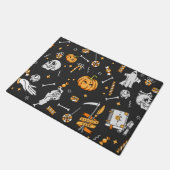 Halloween Muster 2 Fußmatte (Schrägansicht)