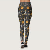 Halloween Muster 2 Leggings (Rückseite)