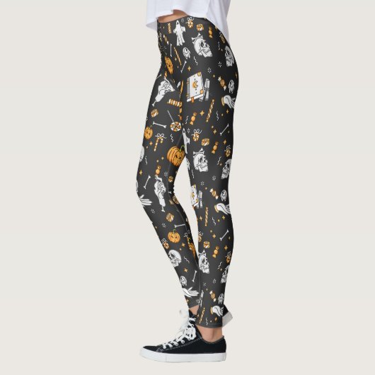 Halloween Muster 2 Leggings (Links)