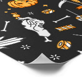 Halloween Muster 2 Poster (Ecke)