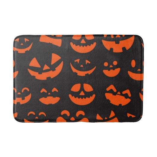 Halloween-Muster Badematte (Vorderseite)