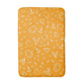 Halloween-Muster Badematte (Vorderseite Vertikal)