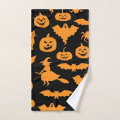 Halloween-Muster Badhandtuch Set (Handtuch)