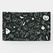 Halloween-Muster Banner (Horizontal)
