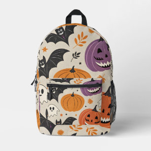Halloween-Muster Bedruckter Rucksack