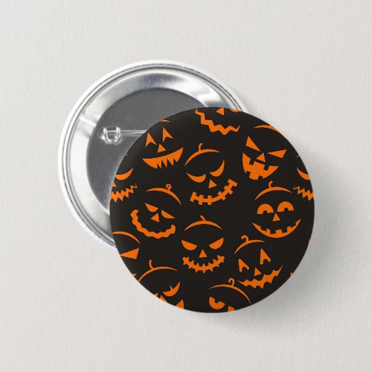 Halloween-Muster Button (Vorne & Hinten)