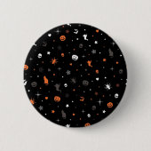 Halloween-Muster Button (Vorderseite)