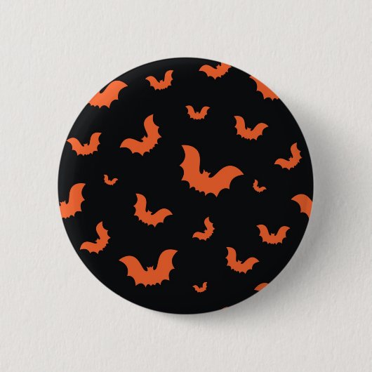 Halloween-Muster Button (Vorderseite)