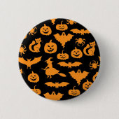 Halloween-Muster Button (Vorderseite)