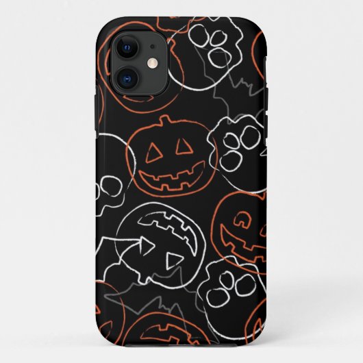 Halloween-Muster Case-Mate iPhone Hülle (Rückseite)