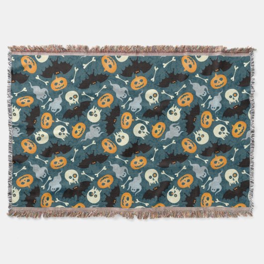 Halloween-Muster Decke (Vorderseite)