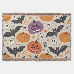 Halloween-Muster Decke