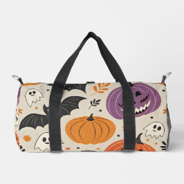 Halloween-Muster Duffle Bag