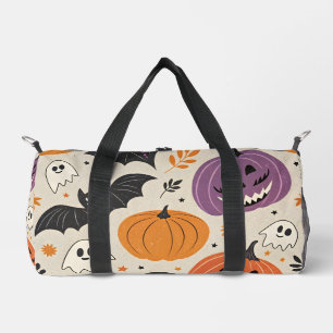 Halloween-Muster Duffle Bag