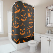 Halloween-Muster Duschvorhang (Beispiel)