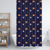 Halloween-Muster Duschvorhang