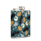 Halloween-Muster Flachmann (Rechts)