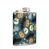 Halloween-Muster Flachmann (Rechts)